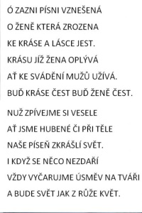 MDŽ U KOSTELÍČKA. Recesi vedla Jiřina Skřivánková. Foto Pavel, Hanka a Vojta.