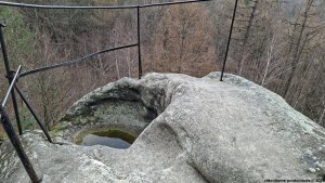 Vyhlídka Venušiny misky...376 m.n.m.