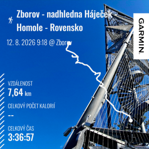 Zborov – nadhledna Háječek – Homole - Rovensko
