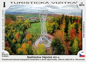 Zborov – nadhledna Háječek – Homole - Rovensko